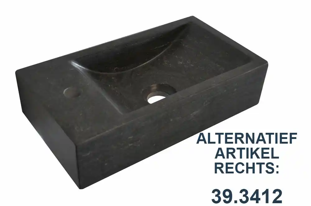 Laatste Kans Wiesbaden B-Stone Natuursteen Fontein - Kraangat Links - 40x22x10cm