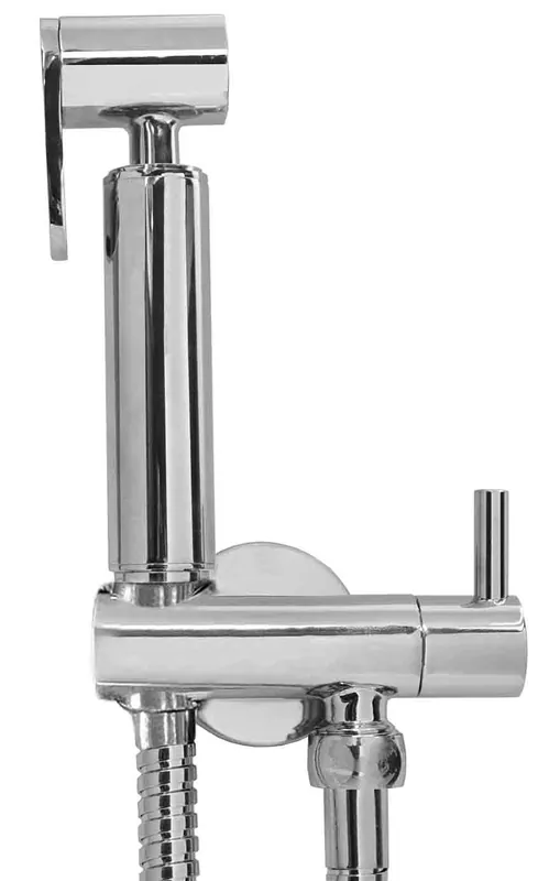 Gratis Retour Wiesbaden Caral Bidet Handdoucheset: Handdouche, Opsteekgarnituur met Bediening & Doucheslang - Chroom