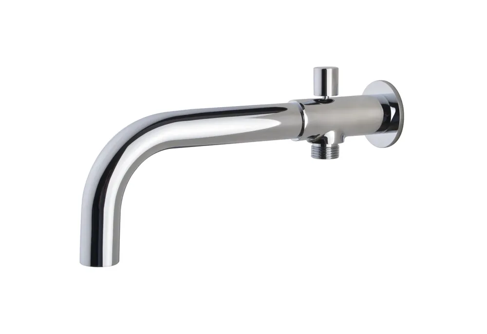 Hete Deal Wiesbaden Caral Inbouw Baduitloop met Omstel - 23cm - Chroom