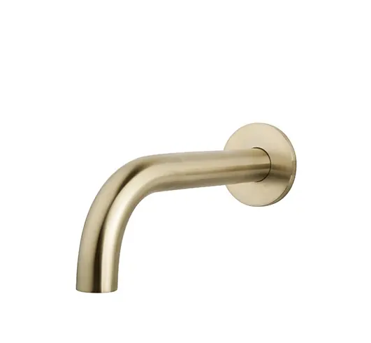 Wiesbaden Caral Inbouw Uitloop - 20cm - Geborsteld Messing Uitverkoop