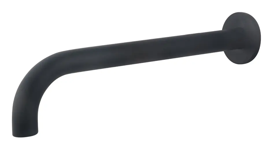 Wiesbaden Caral Inbouw Uitloop - 30cm - Mat Zwart Beste Prijs