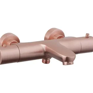 Uitverkoop Wiesbaden Caral Thermostatische Badkraan - Geborsteld Koper