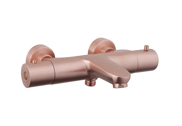 Uitverkoop Wiesbaden Caral Thermostatische Badkraan - Geborsteld Koper