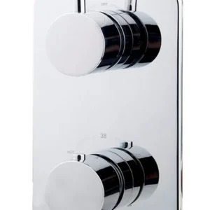 Wiesbaden Caral Thermostatische Inbouw Douchekraan met 2-Weg Omstel - Afbouwdeel - Chroom Uitverkoop