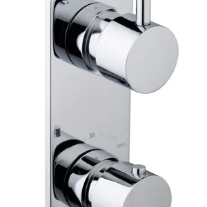 Finale Uitverkoop Wiesbaden Caral Thermostatische Inbouwdouchekraan met 2-Weg Omstel - Chroom