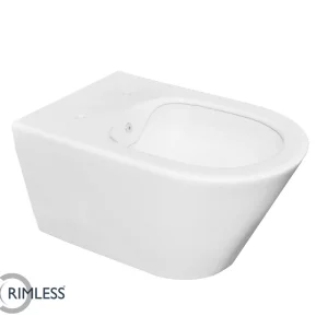 Flitsaanbieding Wiesbaden Comfort Wandcloset met Bidet - 53cm - Mat Wit