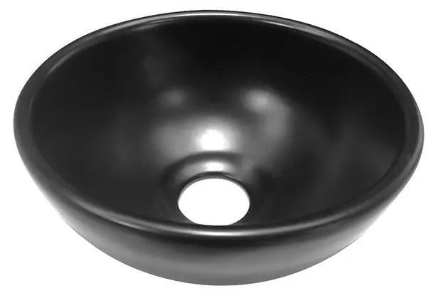 Tijdelijk Beschikbaar Wiesbaden Consilio Keramisch Waskom - Rond - Ø20x9cm - Mat Zwart