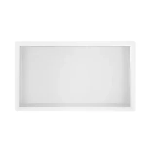 Wiesbaden Demis Inbouwnis - 60x30x10cm - Mat Wit Weekendaanbieding