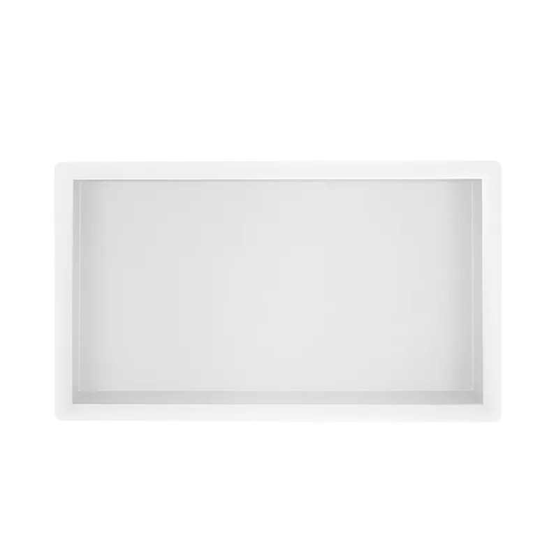 Wiesbaden Demis Inbouwnis - 60x30x10cm - Mat Wit Weekendaanbieding