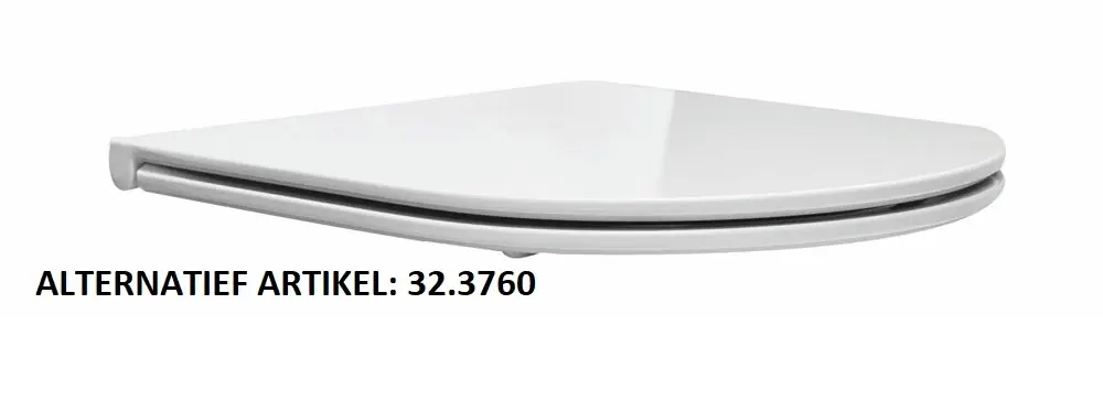 Wiesbaden Flatline Toiletzitting met Softclose & Quick Release - Wit Rechtstreeks Van De Fabrikant