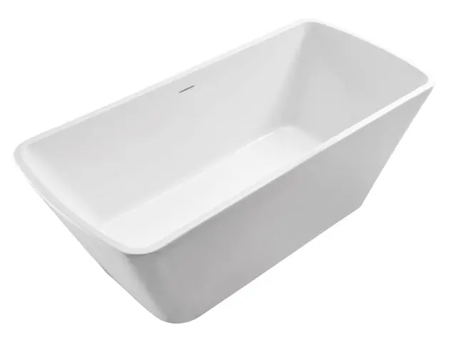 Koopje Wiesbaden Larxx Acryl Vrijstaande Ligbad inclusief Clickwaste, Sifon & Potenset - 170x78x63cm - Wit