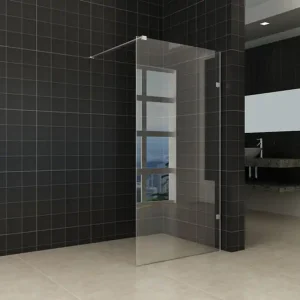 Op = Op Wiesbaden Less Profielloos Inloopdouche - Nano Coating - 8mm Helder Glas - 90x200cm - Chroom