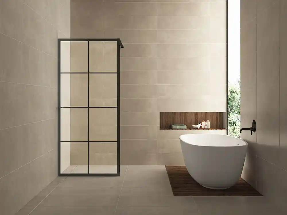 Bestseller Wiesbaden Maaz Inloopdouche met Raster en Handdoekhouder - Nano Coating - 10mm Helder Glas - 120x200cm - Mat Zwart