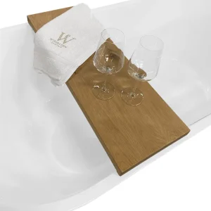 Wiesbaden Oak Badplanchet - Strak - 80x20x3cm Bestel Nu