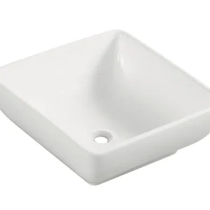 Bestel Nu Wiesbaden Piaza Keramisch Waskom - Vierkant - 40x40x15cm - Wit