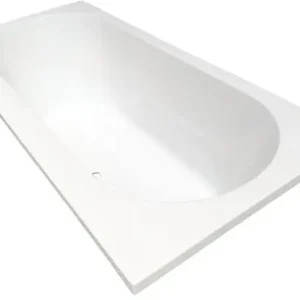 Direct Verzonden Wiesbaden Portus Acryl Inbouw Ligbad - 180x80x49cm - Wit