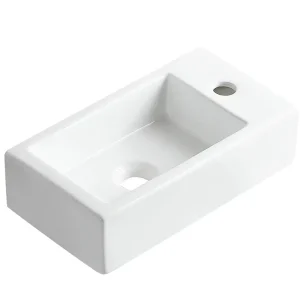 Shop Nu Wiesbaden Rhea M Keramisch Fontein - Rechts - 40x22x11cm - Wit