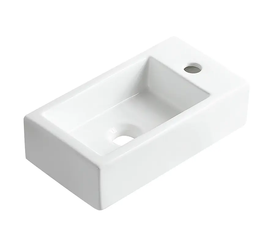 Shop Nu Wiesbaden Rhea M Keramisch Fontein - Rechts - 40x22x11cm - Wit