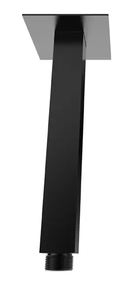 Meest Verkocht Wiesbaden Rombo Douchearm met Plafondbevestiging - 20cm - Mat Zwart