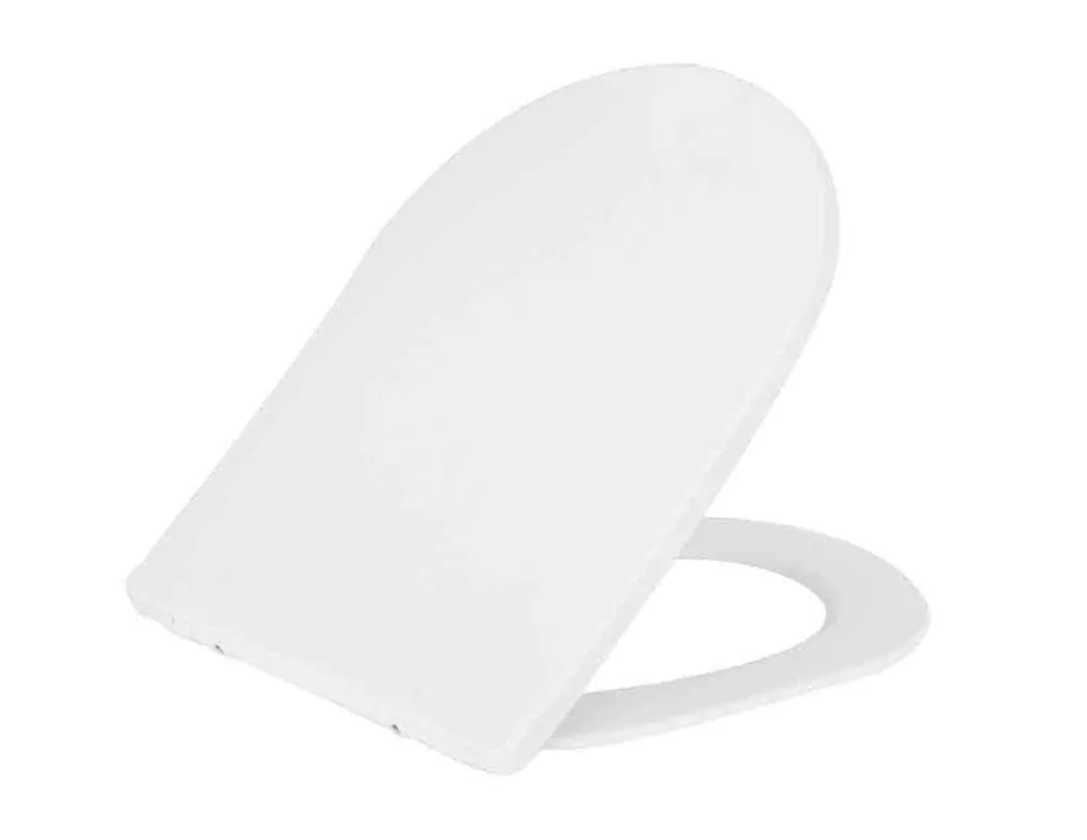 Wiesbaden Shade Toiletzitting met Softclose & Quick Release - Mat Wit Korting