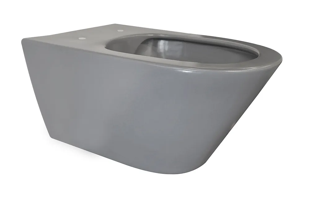 Meest Verkocht Wiesbaden Stereo Randloos Wandcloset - 53cm - Mat Grijs