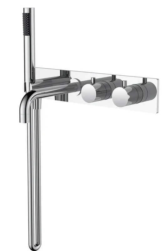 Wiesbaden Style Inbouw Thermostatisch Badkraan - Chroom Alleen Vandaag