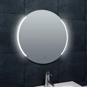 Direct Beschikbaar Wiesbaden Sunny Spiegel met LED Verlichting - Rond - Dimbaar - Spiegelverwarming - Ø60cm