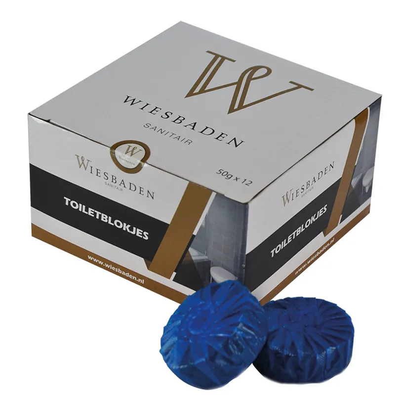 Wiesbaden Toiletblokjes t.b.v. Geberit - Blauw - 12 stuks Beste Prijs