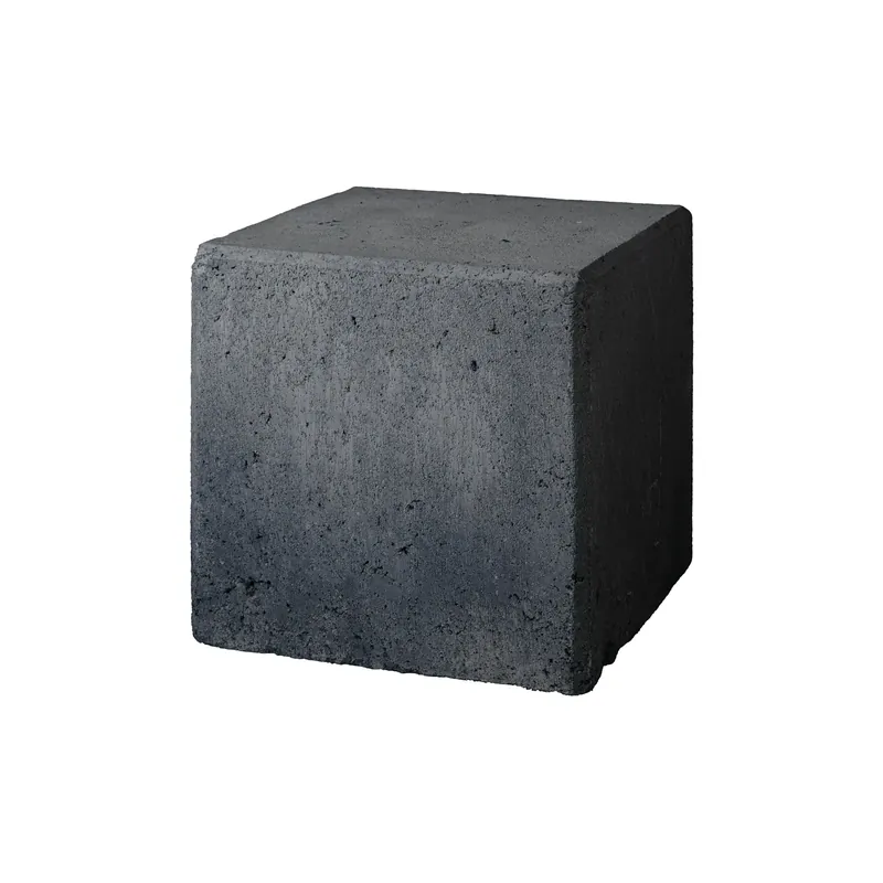 Populair Dirksen Zitelement/stapelblok 40x40x40 Zwart