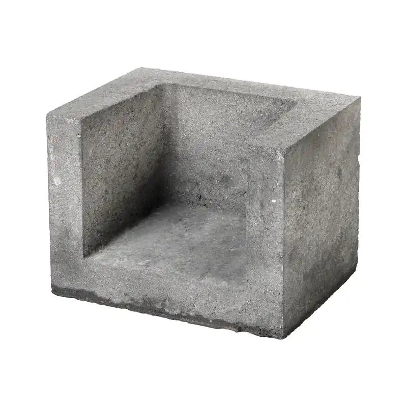 Gratis Retour Dirksen U-hoekelement 30x30x40 Grijs