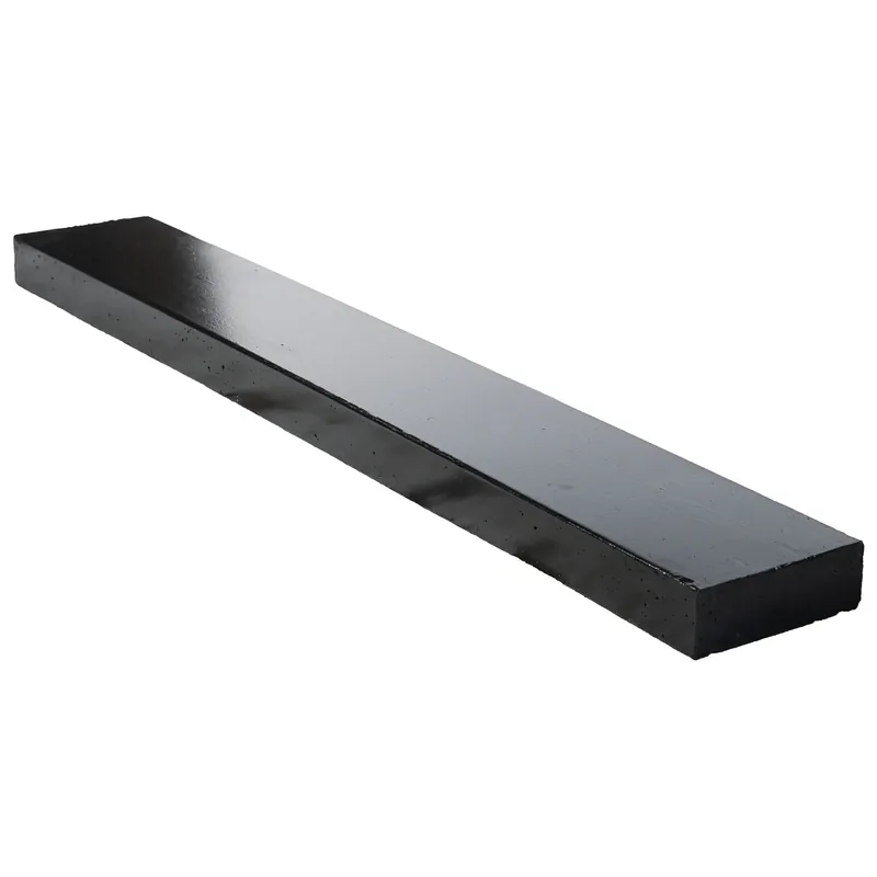 Express Levering Dirksen Muurafdekband vlak 17x100x5 Zwart Gecoat