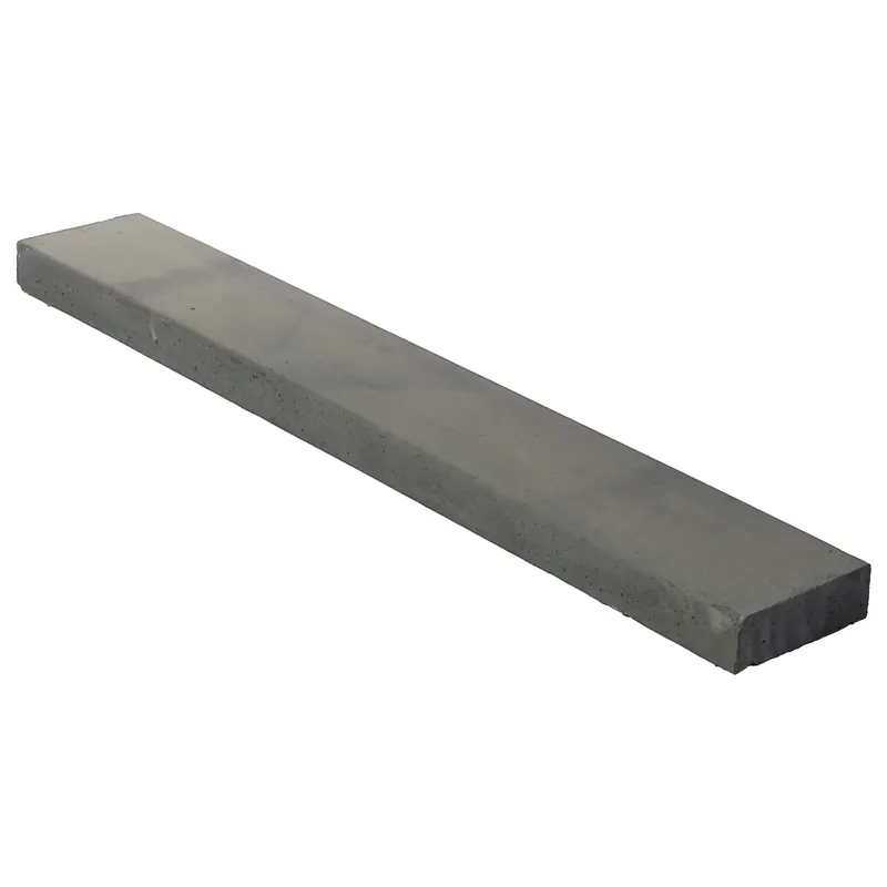Dirksen Muurafdekband vlak 20x100x5 Zwart Beton Uitverkoop
