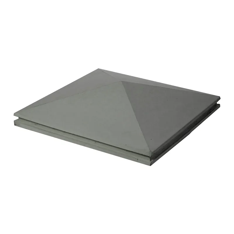 Op = Op Dirksen Paalmuts met punt en sierrand 37×37 Zwart Beton