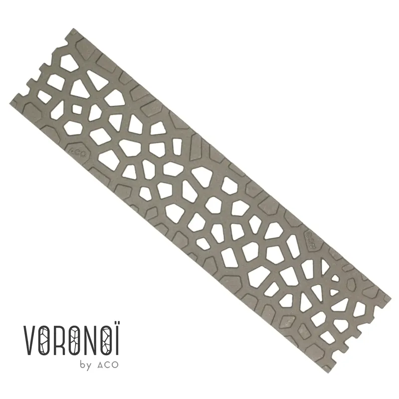 Goedkoop ACO sleufrooster Gietijzer Voronoi Quartz 50 cm