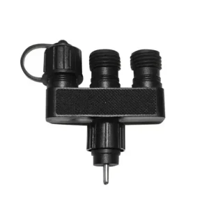 SPLIT CONNECTOR 3-WEG ZWART IP64 P&P Meest Verkocht