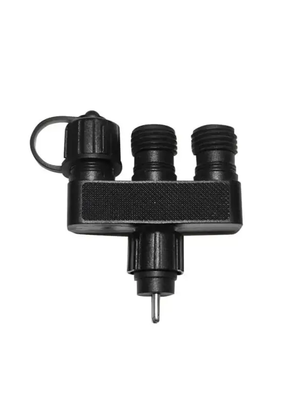 SPLIT CONNECTOR 3-WEG ZWART IP64 P&P Meest Verkocht