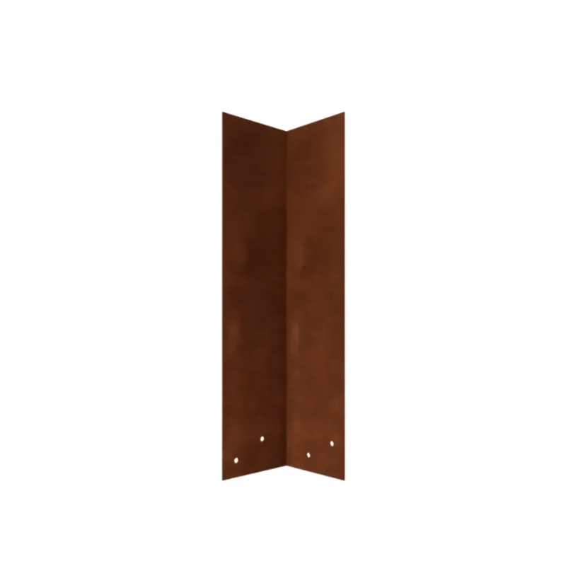 Koppelplaat voor borderrand 90° 45 cm Corten Meest Verkocht