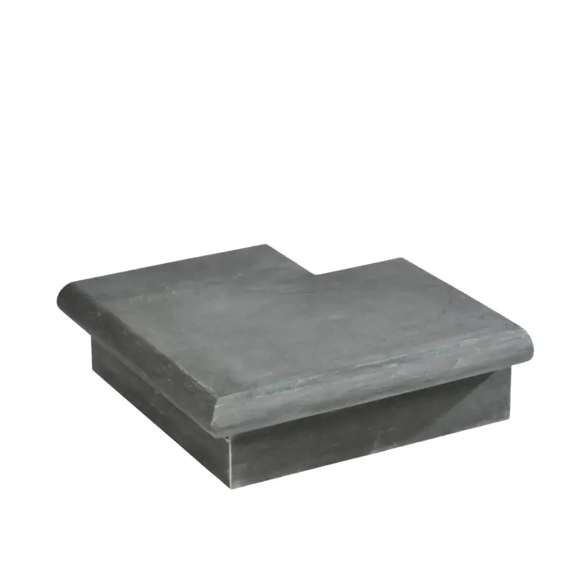 Koop Vandaag Blue Stone Traptrede Gezoet met neus 50x35x15 cm Hoekstuk uitwendig