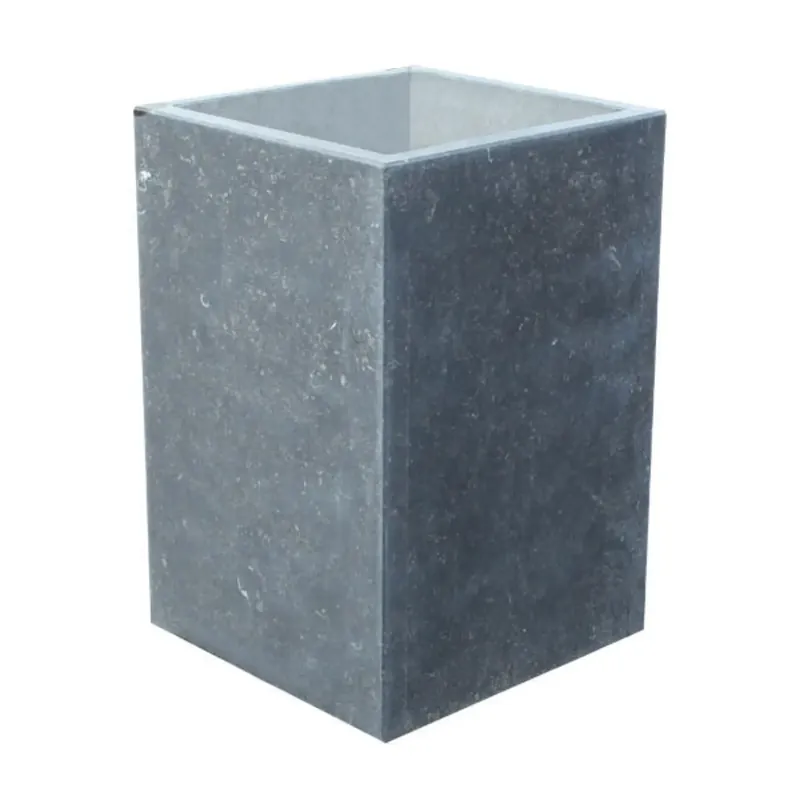 Blue Stone Bloembak Recht Gezoet 80x80x80 Betaalbaar