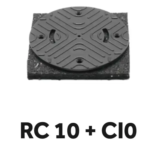 Exclusieve Aanbieding Solidor Vaste Terrasdragers RC 10 + C10 1cm