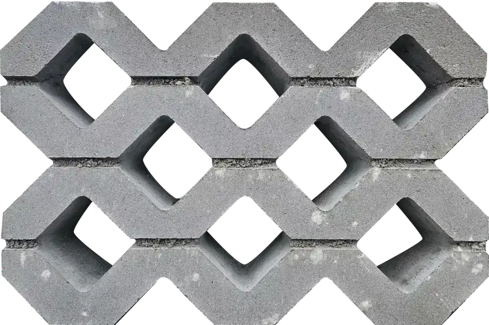 Grasbetontegel 40x60x10 Vlak vierkante gaten Koopje