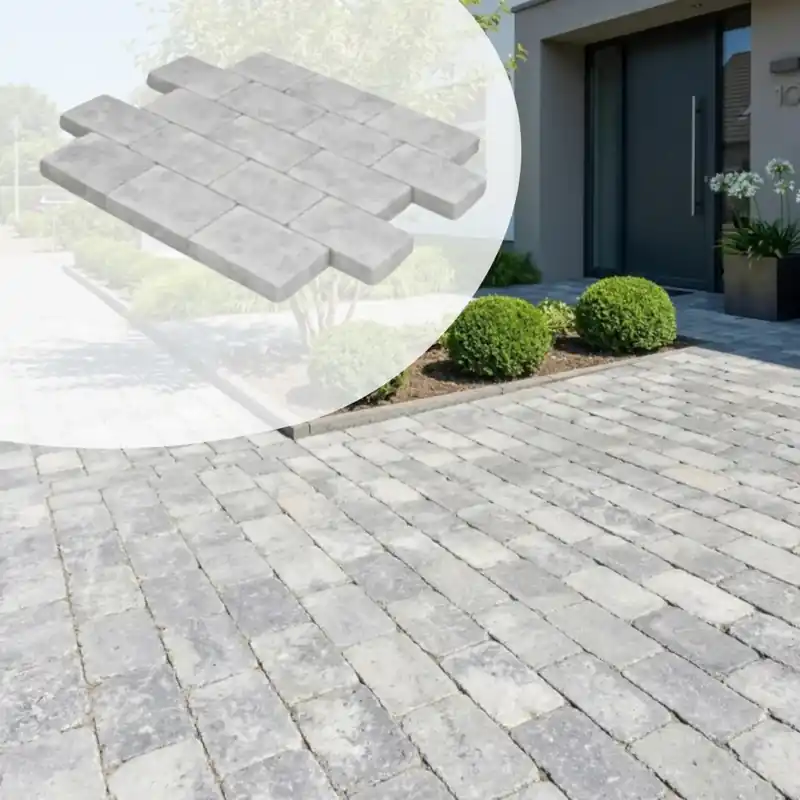 WK Deal – WG Stone Trommelsteen 20x30x6 Grijs Seizoensaanbieding