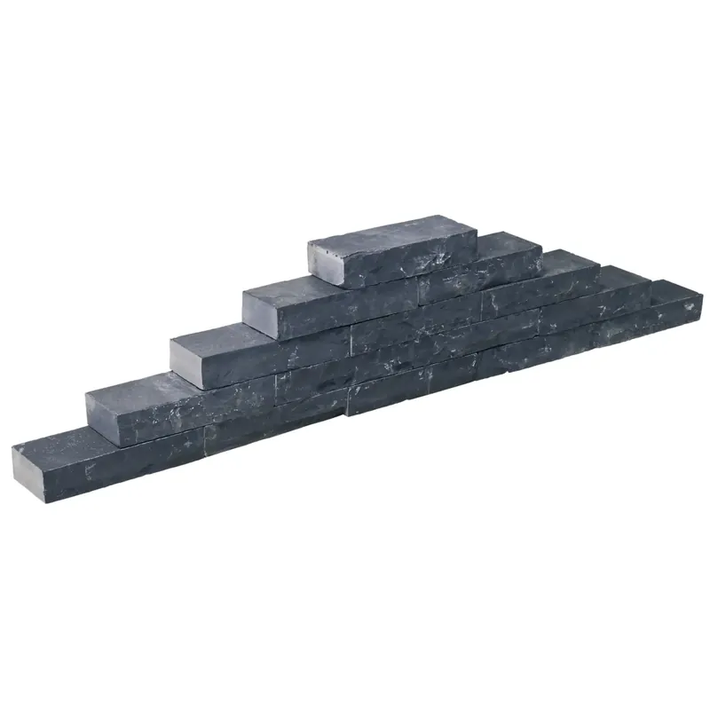 Shop Nu Natuursteen Slimwall Black Beauty Rockface 40x16x8 cm