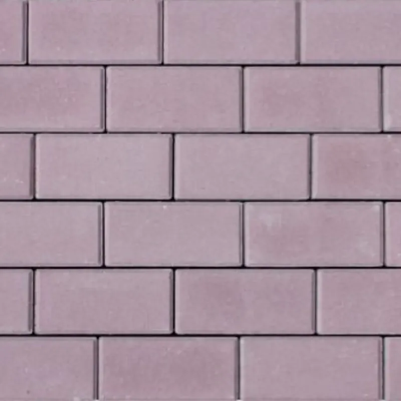 Fabrieksprijs BSS 8 cm KOMO heidepaars met deklaag betonklinker