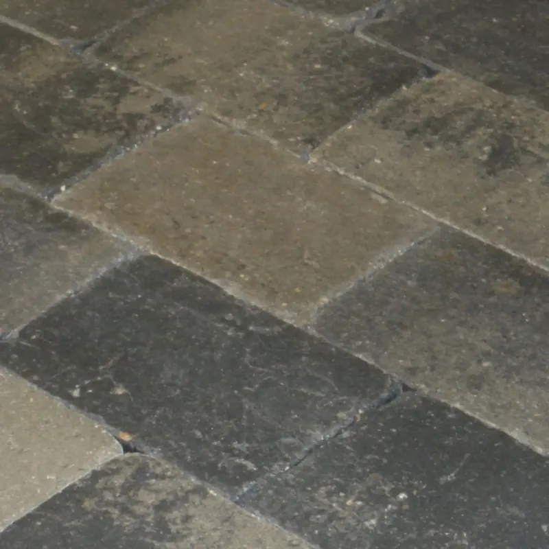 Exclusieve Aanbieding MB Drumstone 15x15x6 Grijs/Zwart Genuanceerd
