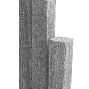 Merkproduct Natuursteen Palissade Juparana Waterjet Linea 12x12x50 cm