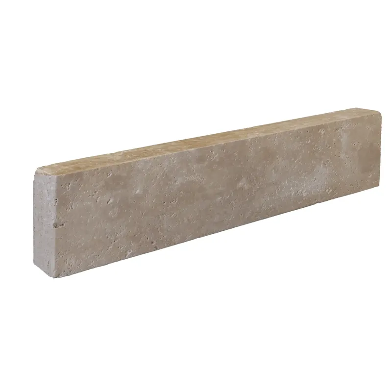 Natuursteen Opsluitbanden Travertino Honed Antique 8x25x100 cm Betrouwbaar