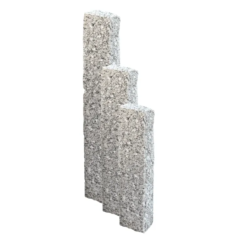 Natuursteen Opsluitbanden Graniet Lichtgrijs Classic 10x25x250 cm Veilige Betaling