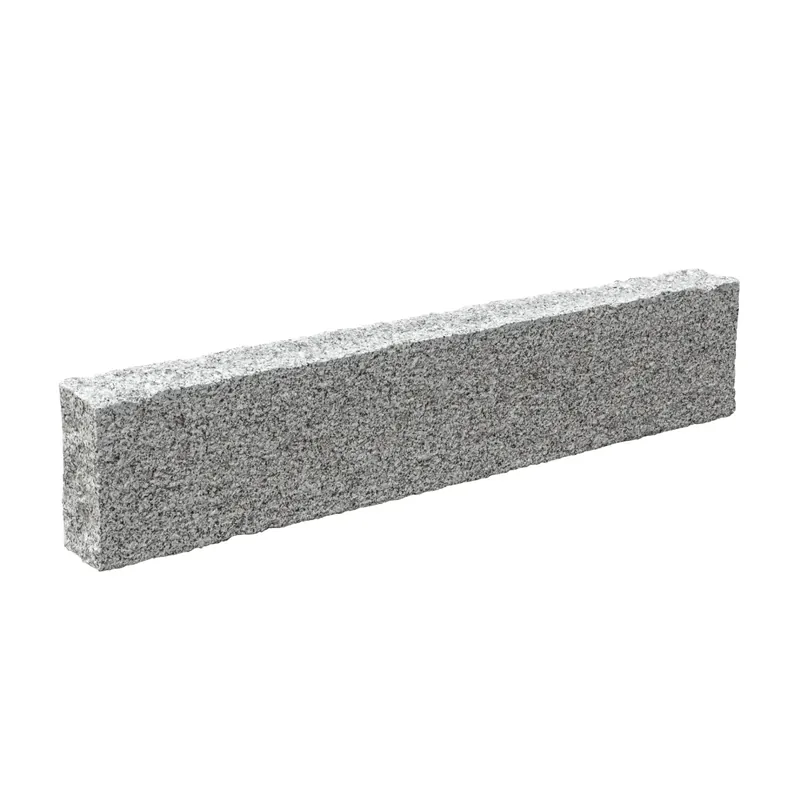 Natuursteen Opsluitbanden Graniet Lichtgrijs Premium 8x25x75 cm Aanbieding