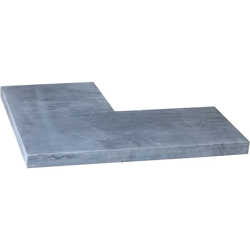Exclusieve Aanbieding Vijverrand hoekstuk Blue Stone Linea 50/20x50x3 cm